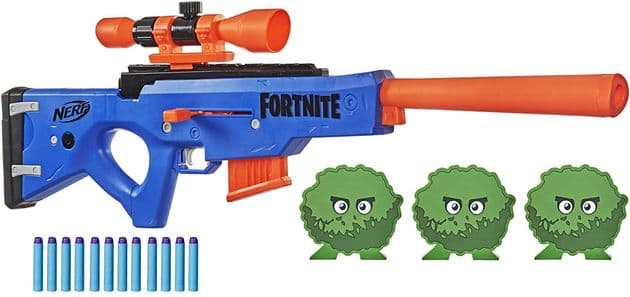 Бластер Нерф Фортнайт синий NERF Fortnite BASR-R  изображение 