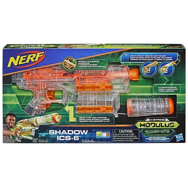 Бластер Нерф Модулус (Шедоу) Тень Nerf Modulus Ghost Ops Shadow ICS-6 фото 1