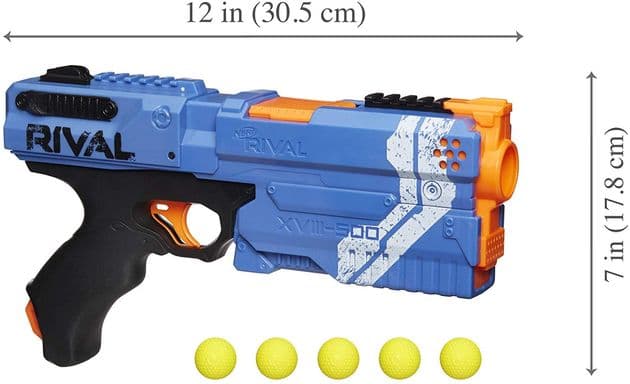 Бластер Нерф Райвал Кронос Nerf Rival Kronos Xviii-500 (Blue) E3381 изображение 5