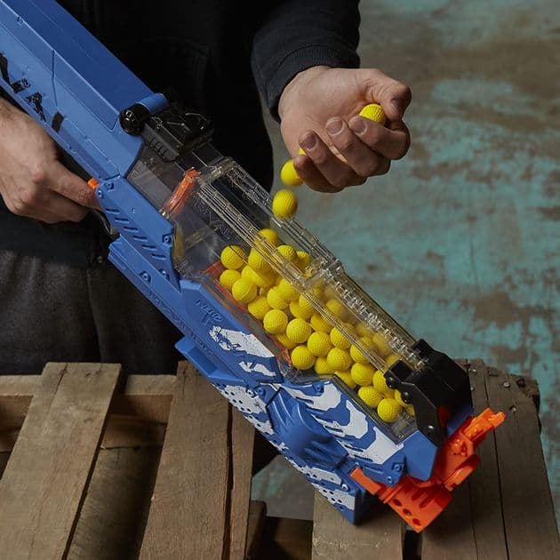 Бластер Нерф Райвал Немезис синий Nerf Rival Nemesis MXVII-10K изображение 3