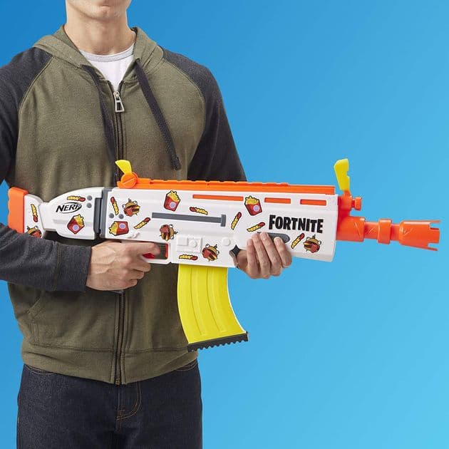 Бластер Бургер с наклейками Nerf Fortnite AR-Durrr Burger  изображение  3