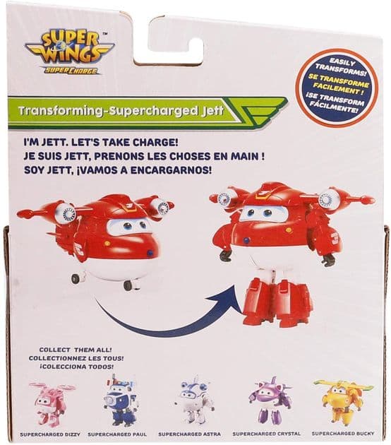 Самолет-трансформер Джетт Супер крылья Super Wings Jett изображение 4