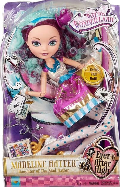 Кукла Ever After High Меделин Хеттер, серия Дорога в страну чудес 43 см. DMW62