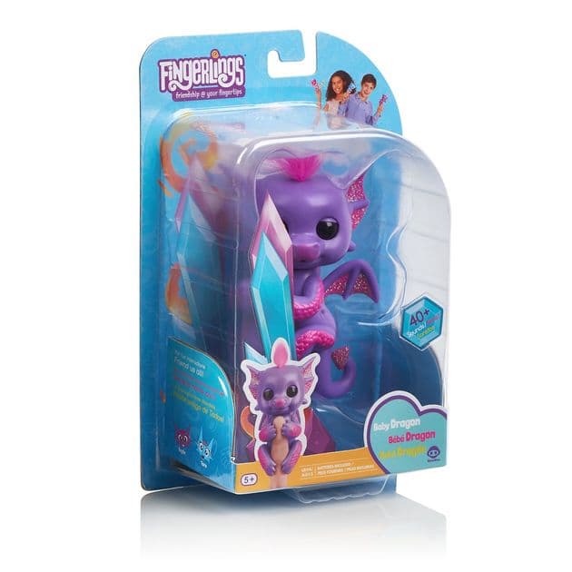 дракон Кайлин фиолетовый Фингерлинг Fingerlings 3584 фото 1