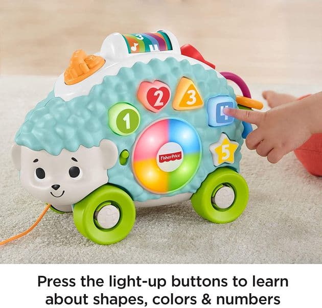 Интерактивный игровой Ежик-сортер Фишер Прайс Fisher-Price Linkimals Happy Shapes Hedgehog изображение 1