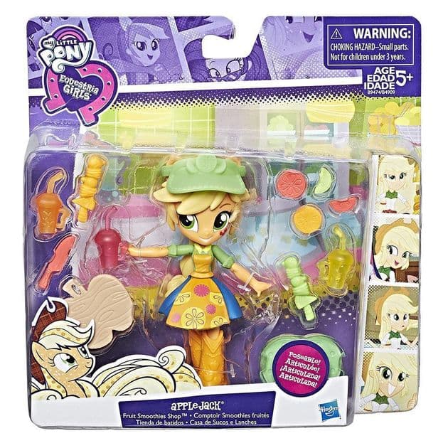 Игровой набор Эплджек с аксессуарами Май Литл Пони My Little Pony Equestria Girls Minis Applejack изображение