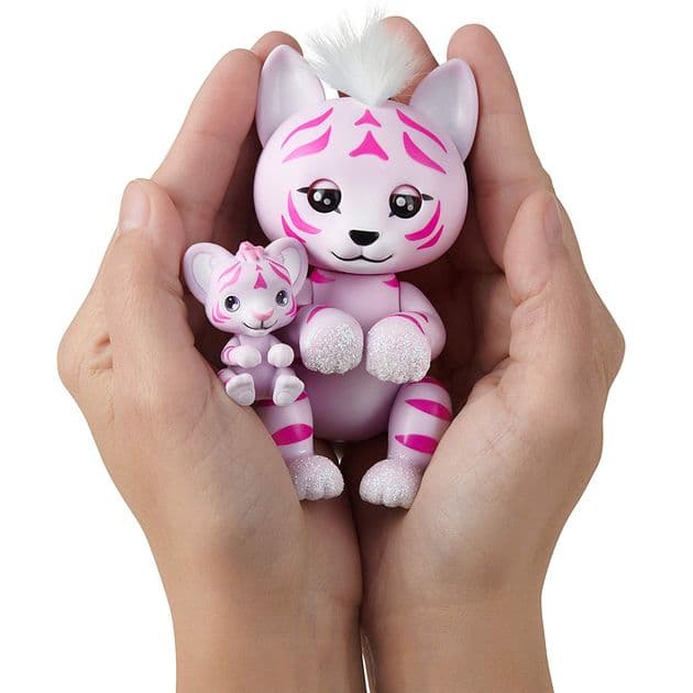 Интерактивная фигурка Фингерлингс Тигр Тилли WowWee Fingerlings Tiger and Mini - Tilly and Tammy 3522 изображение 1