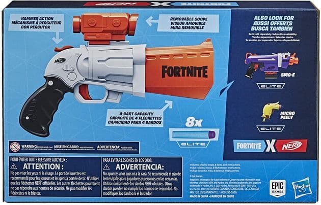 Бластер Нерф Фортнайт с прицелом NERF Fortnite SR Blaster изображение 5