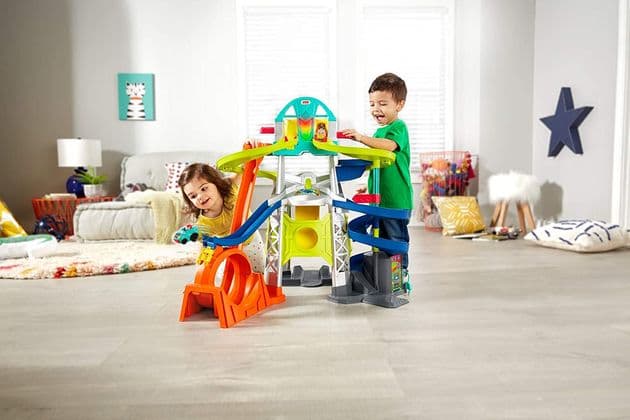 Гоночная трасса Маленькие Люди Фишер Прайс Fisher-Price Little People Launch and Loop Raceway изображение 2