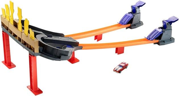 Трек Хот Вилс Безумные гонки Hot Wheels Super Speed Blastway Track Set CDL49 изображение 3