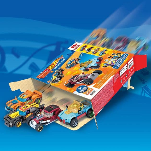 Конструктор Хот Вилс Большие гонки Mega Construx Hot Wheels Car Customizer Construction Set изображение 3