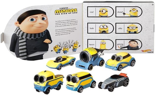 Набор машинок Хот Вилс Миньоны Hot Wheels Minions Bundle изображение 7