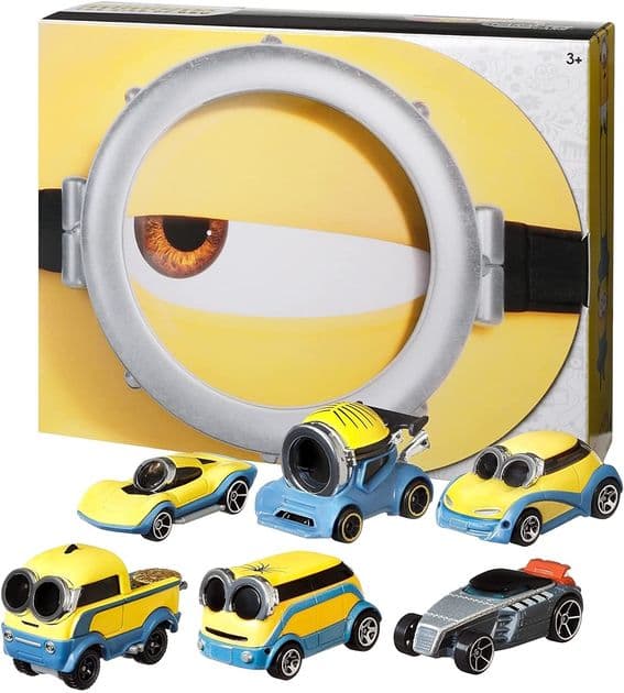 Набор машинок Хот Вилс Миньоны Hot Wheels Minions Bundle изображение 