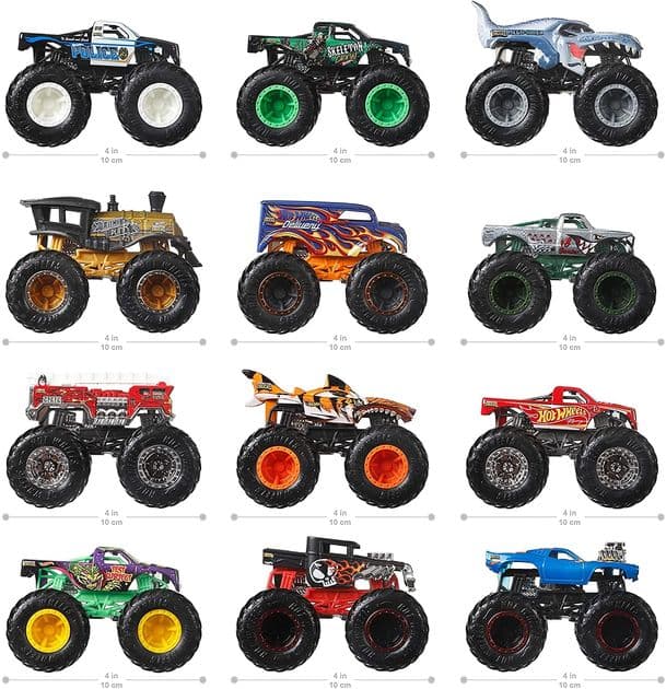 Игровой набор машинок Хот Вилс Монстер Трак Hot Wheels Monster Trucks изображение 5