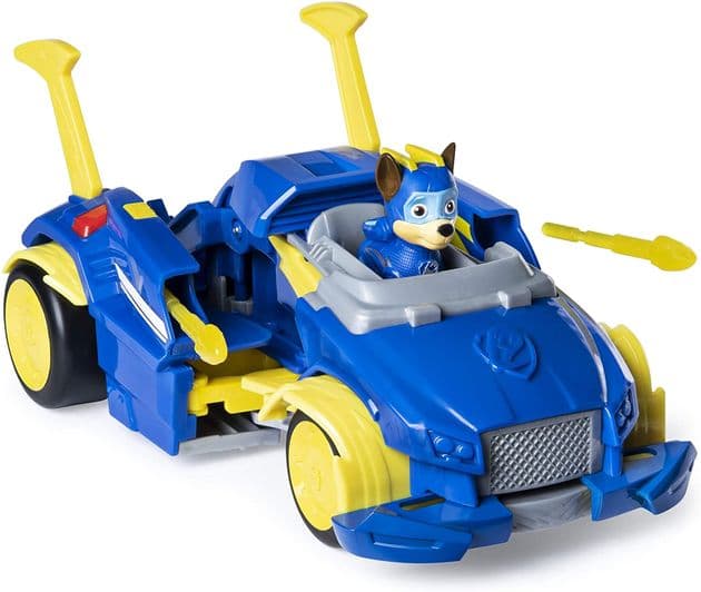 Игровой набор Чейз полицейский крейсер Щенячий патруль/Paw Patrol Chase’s Powered Up Cruiser Transforming изображение 5