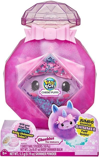 Игровой Набор Парфюмированный Единорог С Мерцанием Pikmi Pops Cheeki Puffs изображение 1