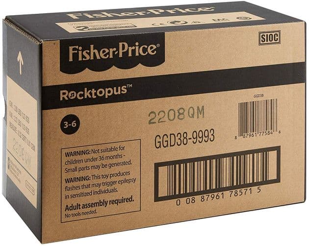 Музыкальная игрушка Роктопус Фишер Прайс Fisher-Price Think & Learn Rocktopus изображение 2