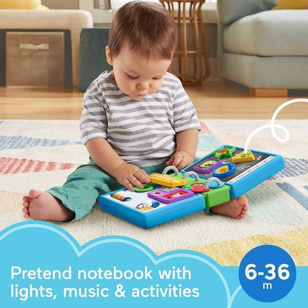 Развивающая книжка Фишер Прайс Fisher-Price Laugh & Learn Schoolbook изображение 1