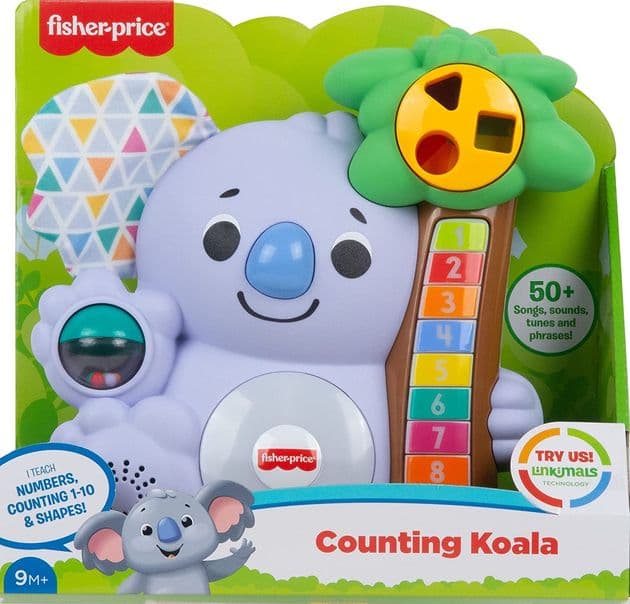 Интерактивная игрушка Коала Фишер Прайс Fisher-Price Linkimals Counting Koala изображение 4