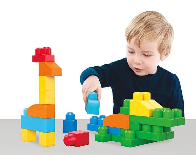 Конструктор Mega Bloks First Builders в сумке 150 дет Deluxe Building Bag 150-Piece фото 1