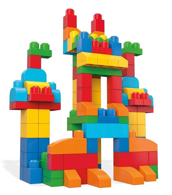 Конструктор Mega Bloks First Builders в сумке 150 дет Deluxe Building Bag 150-Piece фото 3