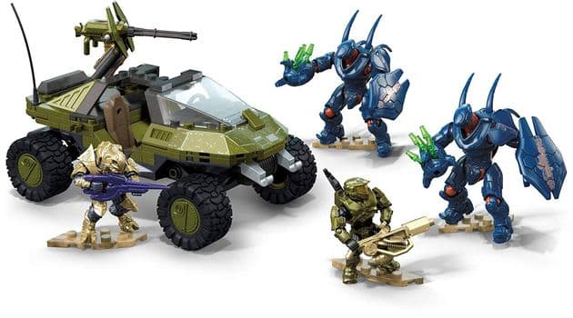 Конструктор Побег Вепря Хало Mega Construx Halo Warthog Run GFT55 изображение 6