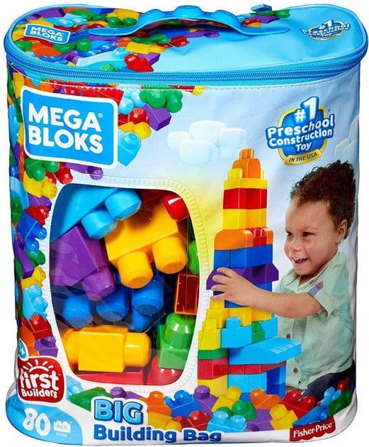 Классический конструктор для мальчиков в мешке, Mega Bloks (80 дет.) DCH63 изображение 1