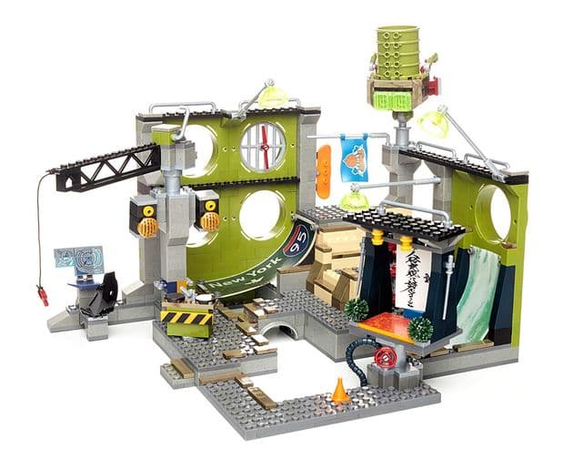 Конструктор Убежище Черепашек Ниндзя Мега Блокс Mega Bloks Teenage Mutant Ninja Turtles Sewer Hideout Construction Set