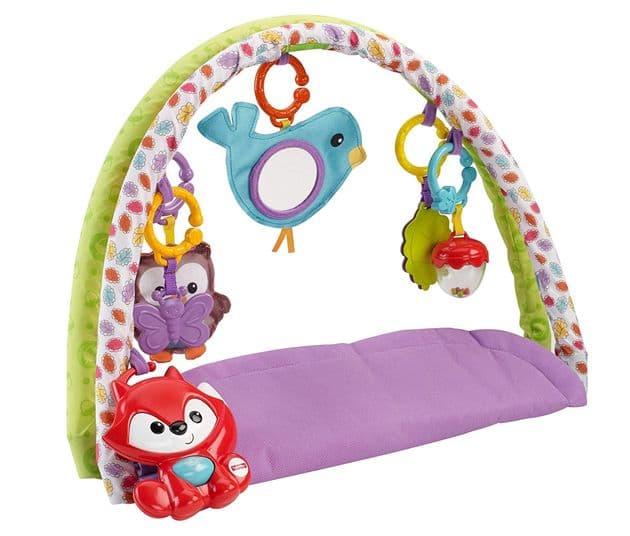 Развивающий музыкальный коврик Лесные друзья Лисенок Fisher-Price 3-in-1 Woodland изображение 4