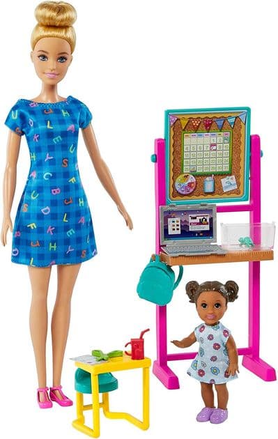 Кукла Барби Учитель блондинка Barbie Teacher Doll изображение 