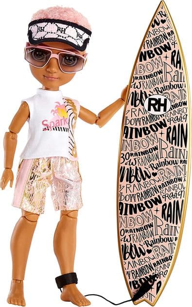 Кукла Рейнбоу Хай Фин Росадо Rainbow High Pacific Coast Finn Rosado изображение 3