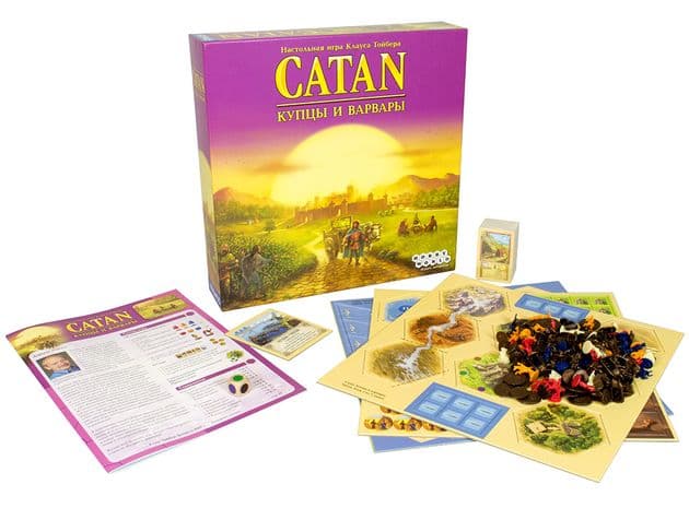 Настольная игра Колонизаторы: Купцы и варвары дополнение Catan: Traders & Barbarians