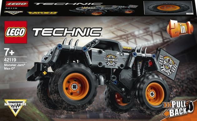 Конструктор Лего Джип (230 дет) Lego Technic Monster Jam Max-D 42119 изображение 