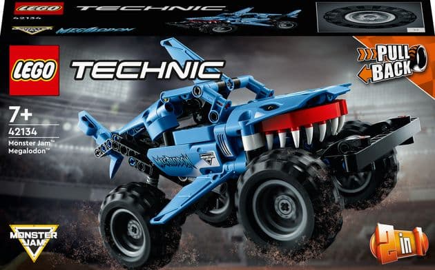 Конструктор Лего Мегалодон Monster Jam Megalodon Lego Technic (260 дет) изображение 