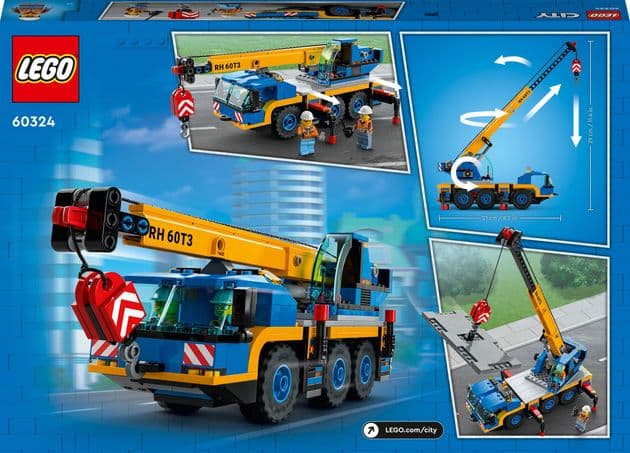 Конструктор Лего Передвижной кран Lego City (340 дет) изображение 2