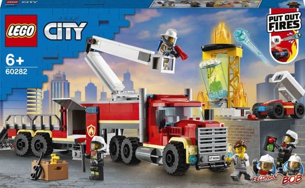 Конструктор Лего Пожарный командный пункт (380 дет) Lego City 60282 изображение 