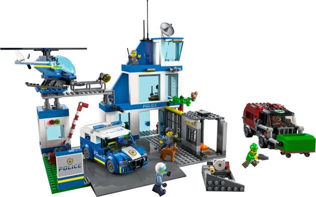 Конструктор Лего Полицейский участок Lego City (668 дет) изображение 1