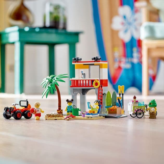 Конструктор Лего Спасательный пост на пляже Lego City (211 дет) изображение 3