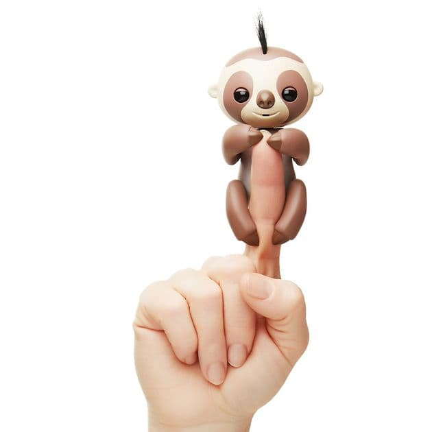 Интерактивная ручная фигурка Ленивец Кингсли Фингерлингс Fingerlings Baby Sloth - Kingsley by WowWee фото 1