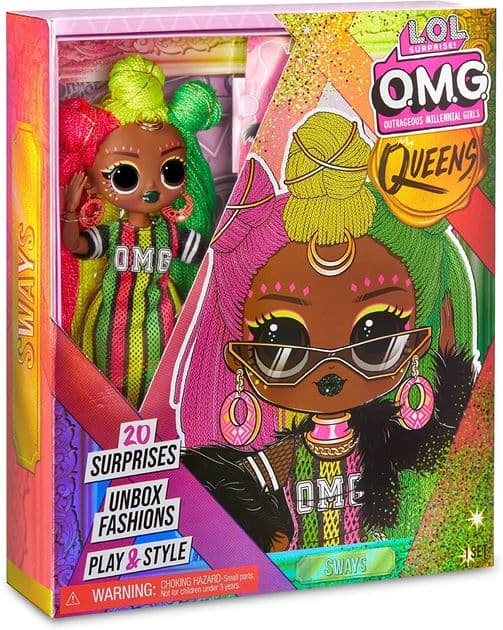 Кукла ЛОЛ Сюрприз серии ОМГ Квин Свайс LOL Surprise! OMG Queens Sways изображение 3