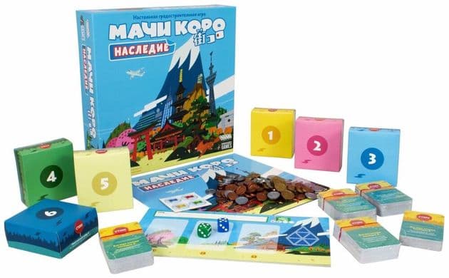 Настольная игра Мачи Коро Наследие Machi Koro: Legacy изображение