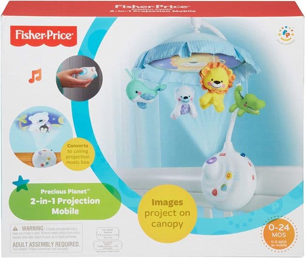 Музыкальный мобиль-проектор Чудесная планета Fisher-Price Precious Planet изображение 5