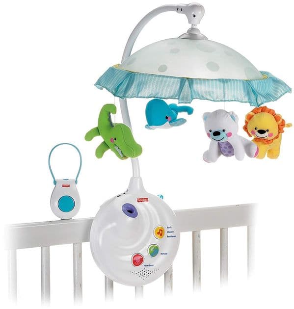 Музыкальный мобиль-проектор Чудесная планета Fisher-Price Precious Planet изображение 8