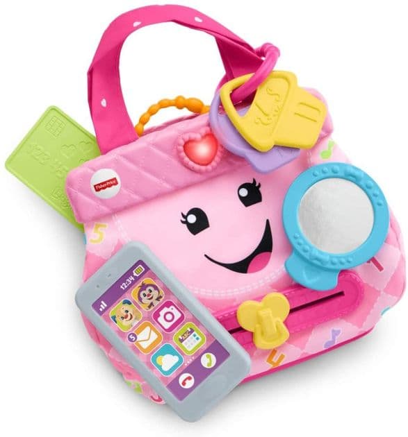 Интерактивная игрушка Моя умная сумочка Фишер Прайс Fisher-Price Laugh & Learn My Smart Purse изображение 2