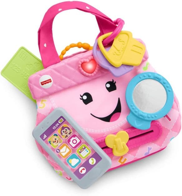 Интерактивная игрушка Моя умная сумочка Фишер Прайс Fisher-Price Laugh & Learn My Smart Purse изображение 6