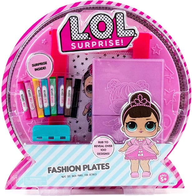 Набор для рисования Лол Сюрприз Модные пластинки L.O.L. Surprise! Fashion Plates by Horizon Group USA изображение 1