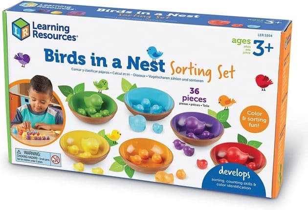 Набор для сортировки Птички в гнездах Learning Resources Birds in a Nest изображение 4