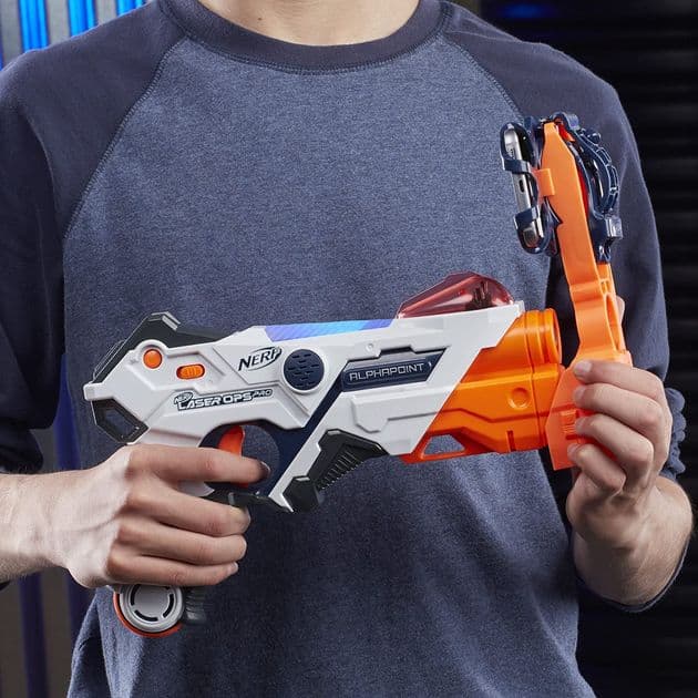 Лазерный бластер Нерф Опс Nerf Laser Ops Single Shot Combat Blaster изображение 1