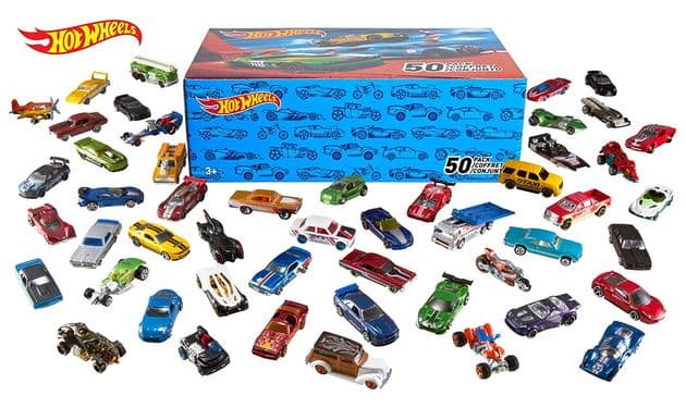 Набор базовых машинок 50 шт., Hot Wheels V6697 изображение 1