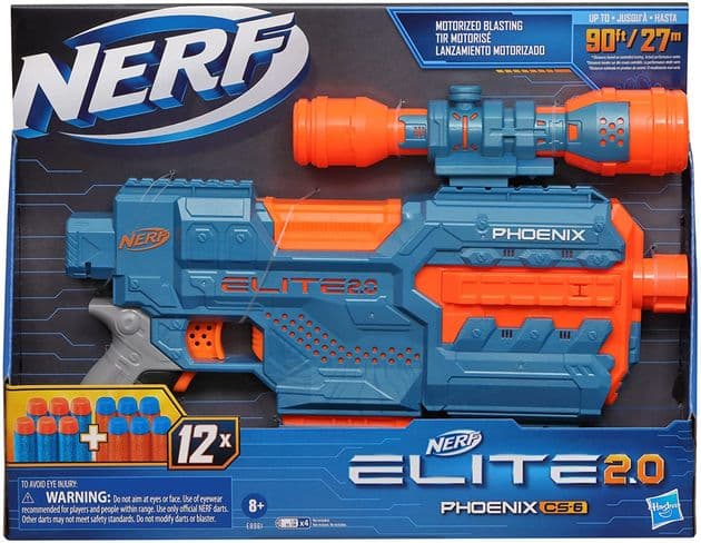 Моторизированный бластер Нерф Феникс Nerf Elite 2.0 Phoenix CS-6 Motorized Blaster изображение 1